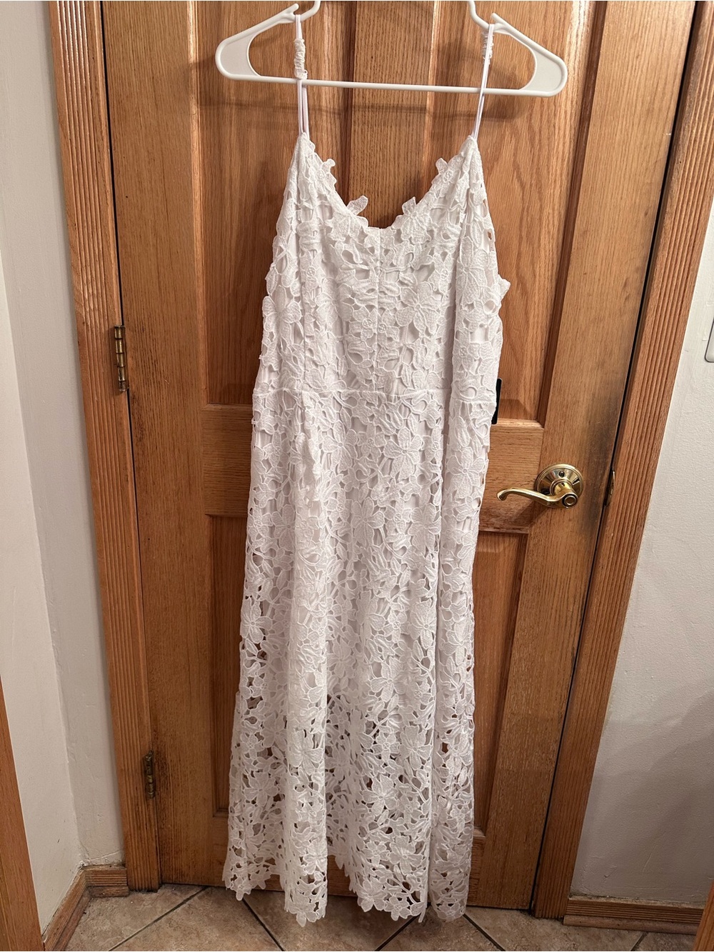 Express White Lace Dress - Picture 1 of 4